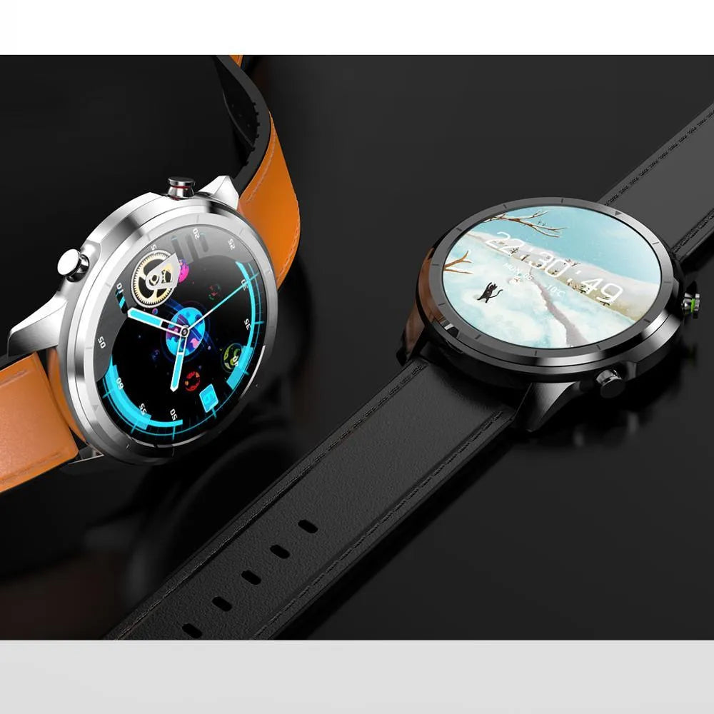 LEMFO LF26 smart bracelet with 1.3-inch screen showing touch and button controls