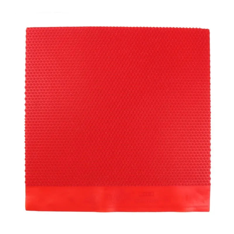 Small particle table tennis rubber sheet in black and red colours for racket resurfacing