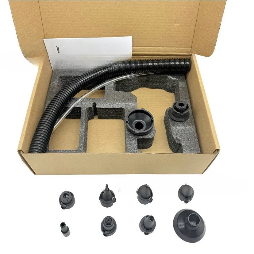 Rechargeable lithium battery snow remover and dust blower with bare metal head