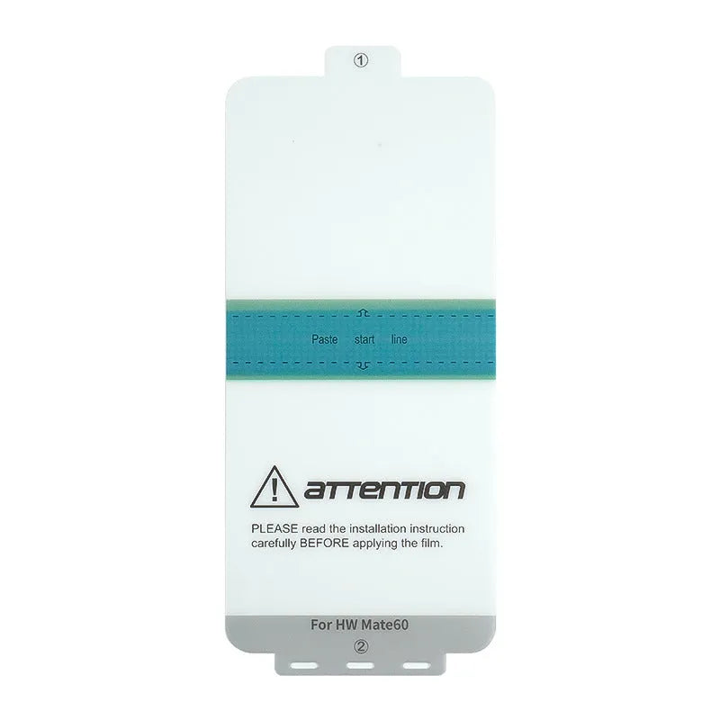 TPU soft screen protector film and application tools for Huawei Mate60 and Mate60Pro phones