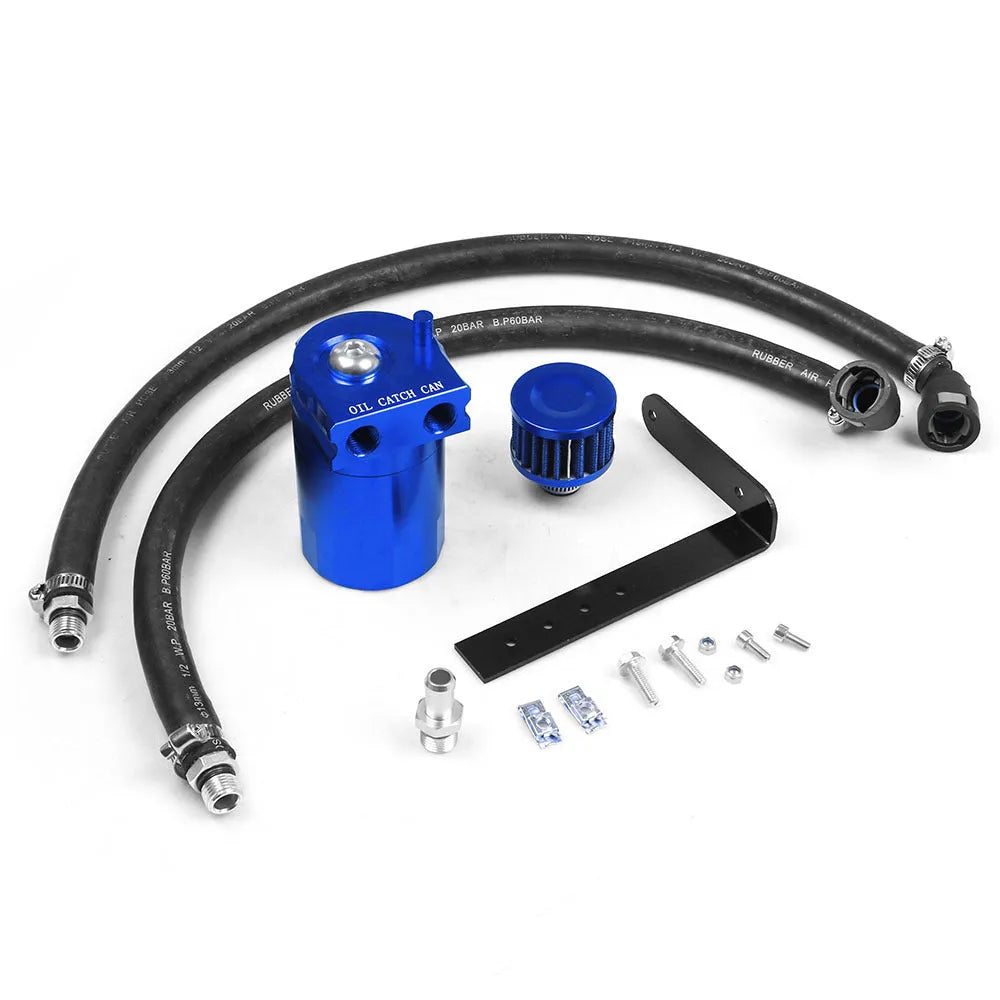 Aluminum alloy oil separator for Ford Expedition in black, red, blue, or silver colour options