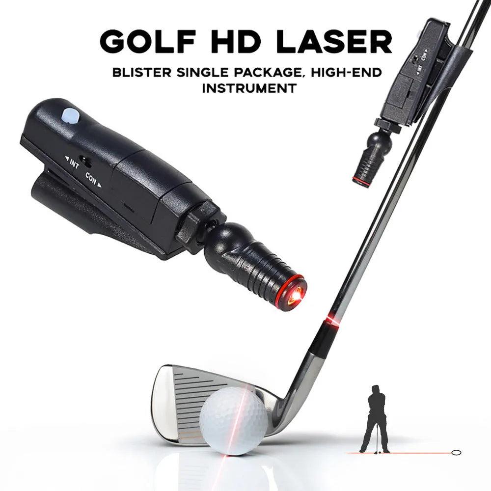 Black golf push rod laser aiming instrument laser sight accessory for putting alignment