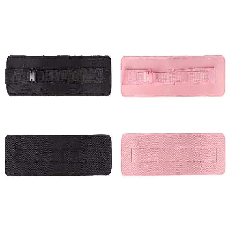 Weight-bearing hip bridge auxiliary strap fitness training belt in black or pink for yoga and body shaping