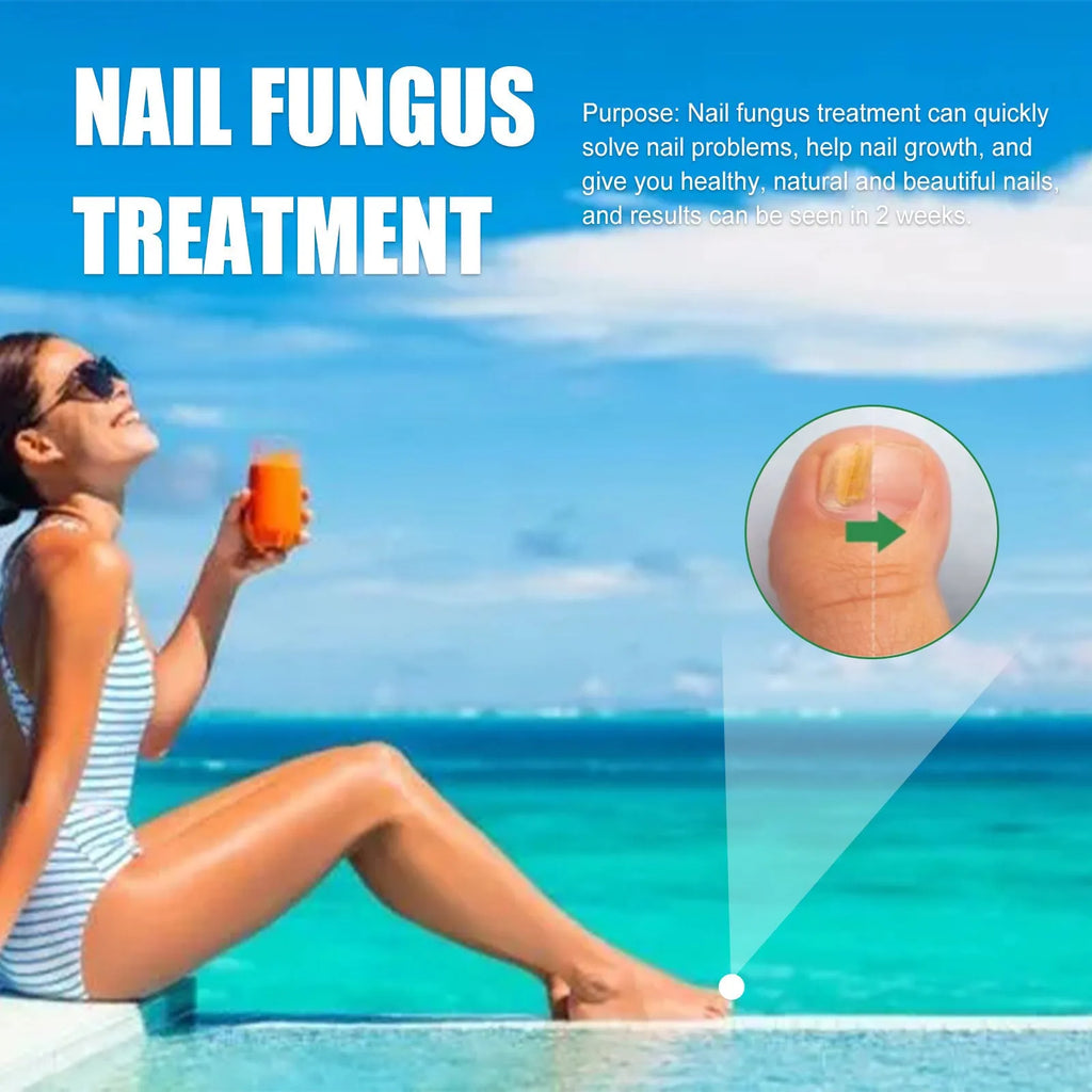 30ml bottle of tea tree oil nail repair liquid with dropper for thickened brittle nails