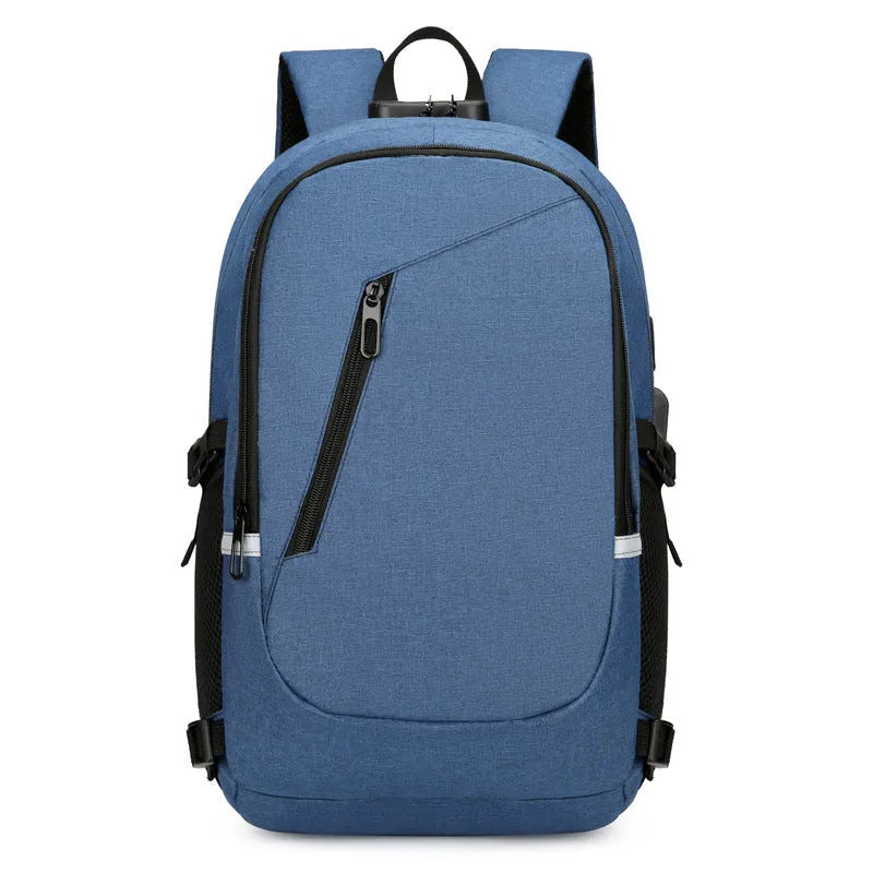 35L Oxford cloth computer backpack in street trend style with laptop compartment