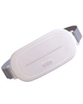 White uterine warming device for menstrual discomfort and postpartum recovery