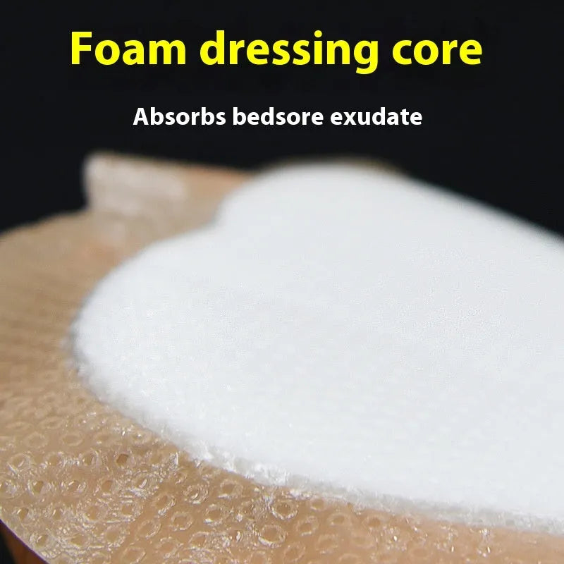 Skin-coloured large silicone bedsore sticker dressing for pressure relief