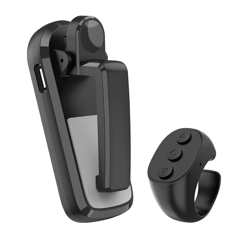 Wireless page turner remote control with clicker buttons for hands-free reading on tablets