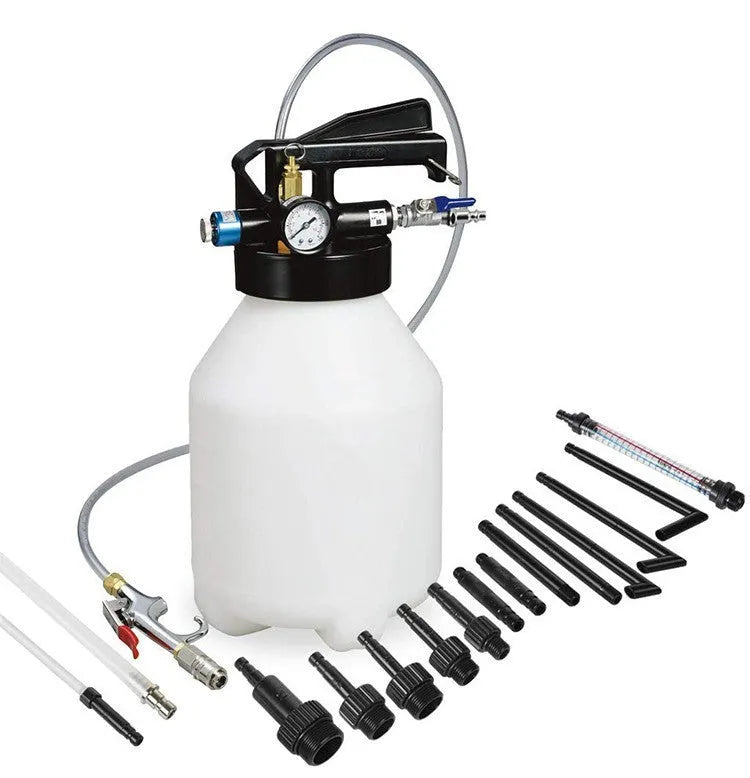 Pneumatic automatic transmission oil changer unit with 220W motor and tank