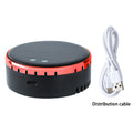 Solar-powered car air humidifier mounted on vehicle air conditioning vent
