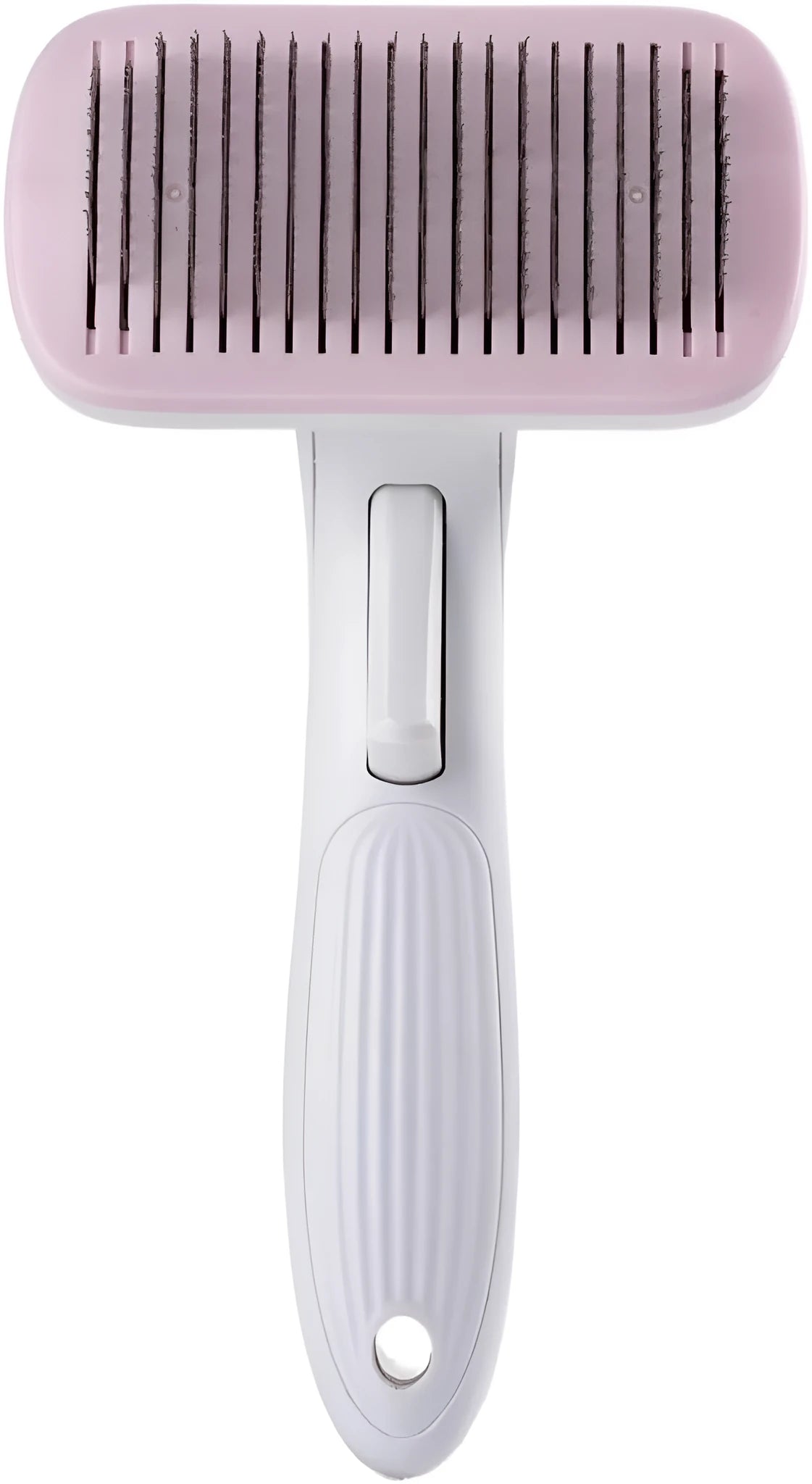 Automatic pet hair removal comb for dogs and cats in blue colour
