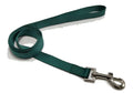 Solid colour polyester dog tug-of-war rope toy shown in blue, with hand loops, for interactive play with pets.