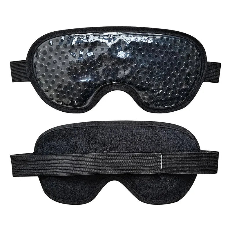 White portable rechargeable eye compress and atomisation cleaning device with included eye mask.