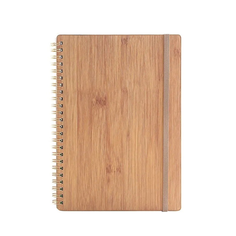 Erasable coil-bound notebook with stone paper pages showing black cover variant