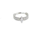 Heart shaped zircon earrings in silver or gold colour, 1.2x8mm size, 316 titanium steel construction
