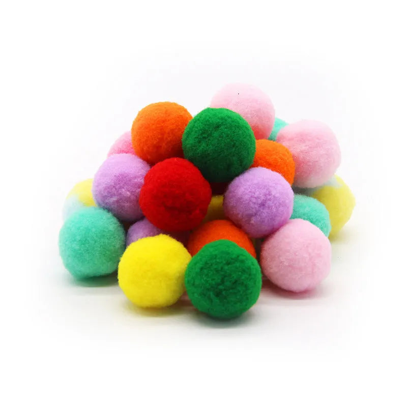 Pet shooting toy with plush launch balls for cats and dogs interactive play
