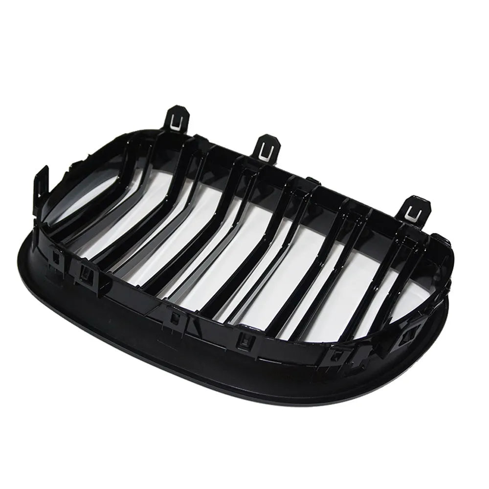 BMW 5-Series carbon fibre style front grille set for E39 E60 E66 models