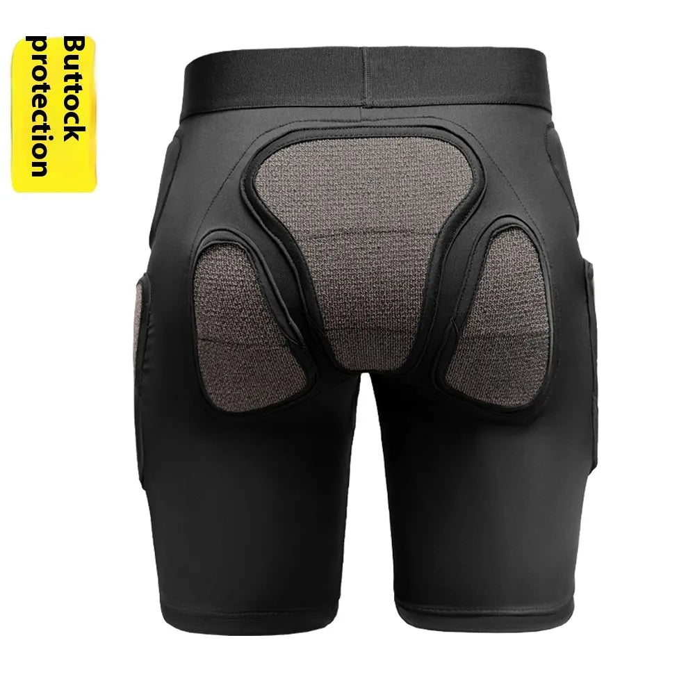 X-ray diffraction skiing protective hip pad and knee pad inner wear cushion in S M L XL sizes.