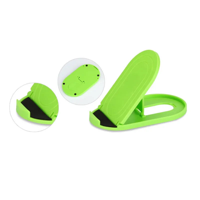 Plastic mobile phone stand with lazy bracket design in multiple colour options
