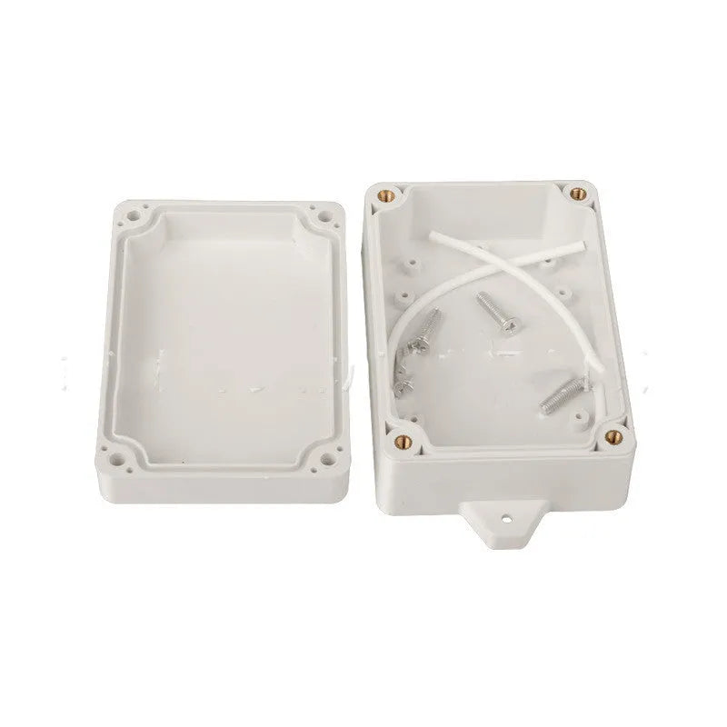 F4B-1 model ABS plastic waterproof instrument box for electrical components, dimensions 100mm x 68mm x 40mm.