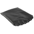 Round polypropylene elastic trampoline fabric with multiple attachment buttons for frame replacement