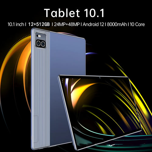 10.1 inch voice call HD smart game tablet in gold, blue, and gray colour options