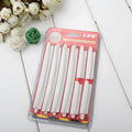 White plastic car door edge anti-collision strip set for vehicle door protection