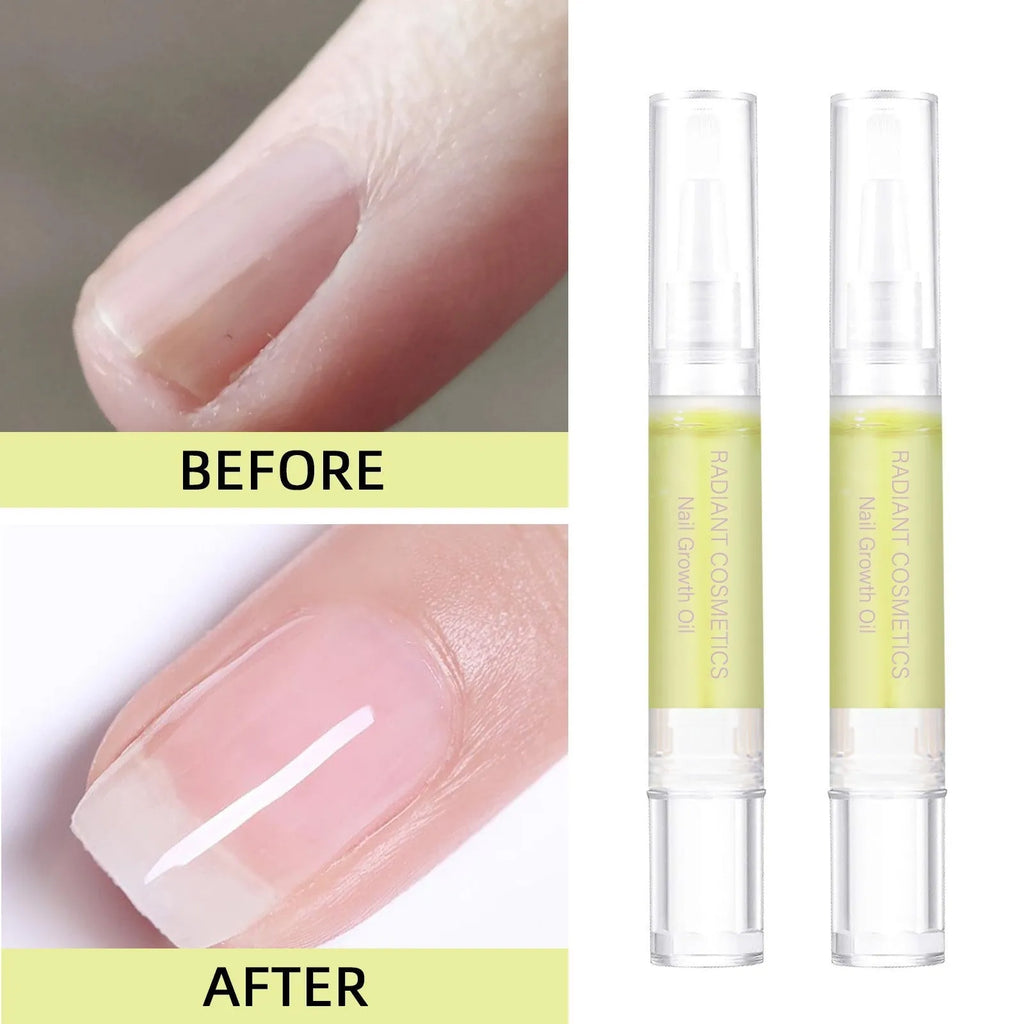 3ml nail growth treatment oil bottle for moisturising and promoting nail strength