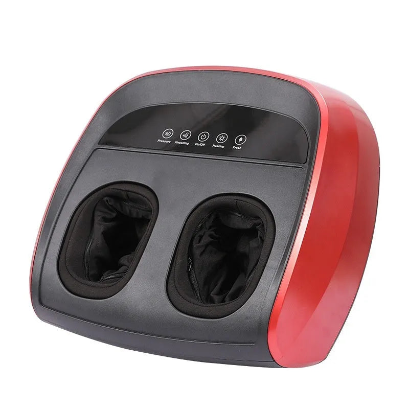 Flip automatic foot sole massager in red, black or white colour with infrared physiotherapy function