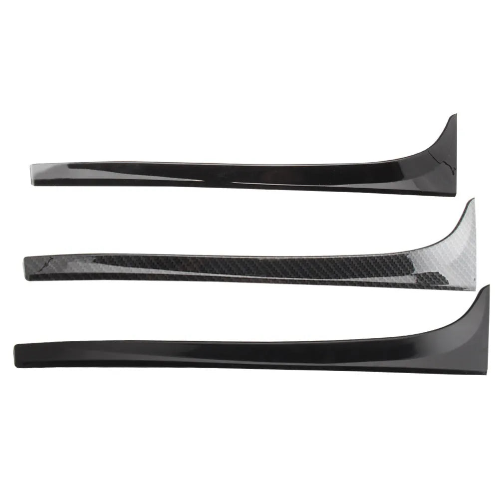Black ABS plastic rear window spoiler wing for Volkswagen Golf 7 MK7 car