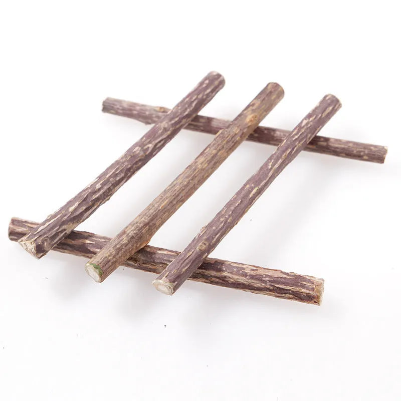 Five cat molar rods on a surface, each 15g, for adult cat dental care chewing