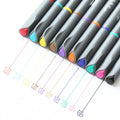 Set of ten 0.38mm hook line pens for architecture drawing and technical illustration work