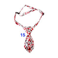 Polyester pet tie with 18 style options for cats and dogs for Christmas and Halloween festivals