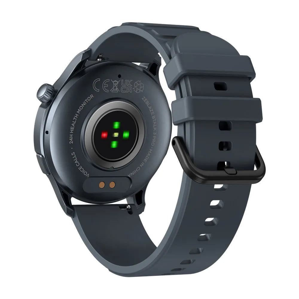 Btalk 3 Pro smart watch with AMOLED display, Bluetooth calling, heart rate and blood oxygen monitoring on a wrist