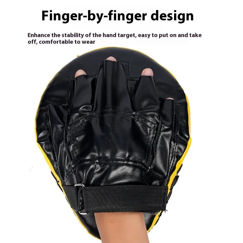 Vertical boxing punch mitts for Sanda and Muay Thai training with adults and children