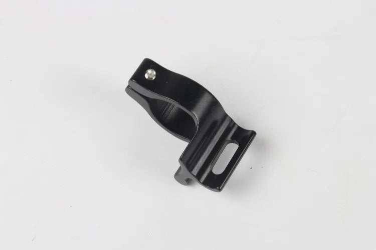 Black aluminium alloy vehicle clamp ring with 28.6mm diameter