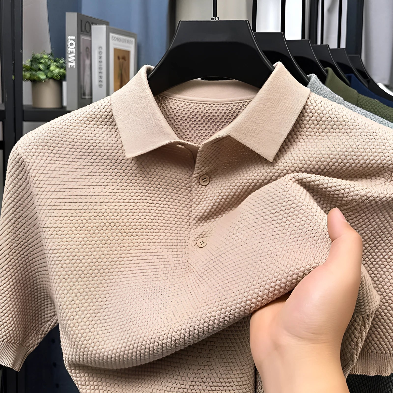 Loose fit pure cotton short sleeve sweater in oversized pullover style