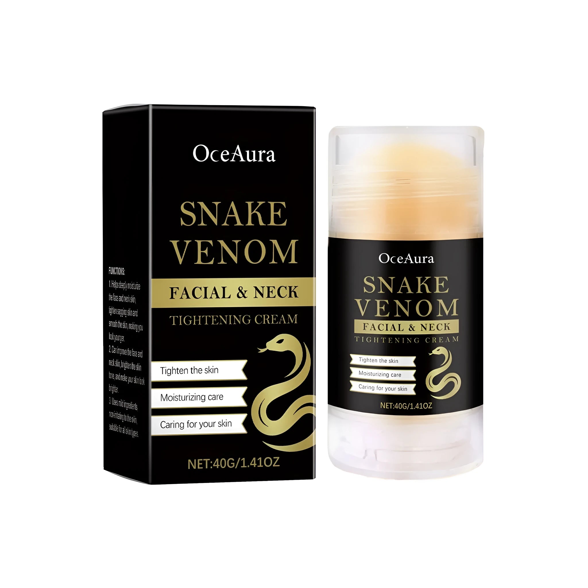 40g nursing stick of tightening cream with synthetic peptide and vitamins.