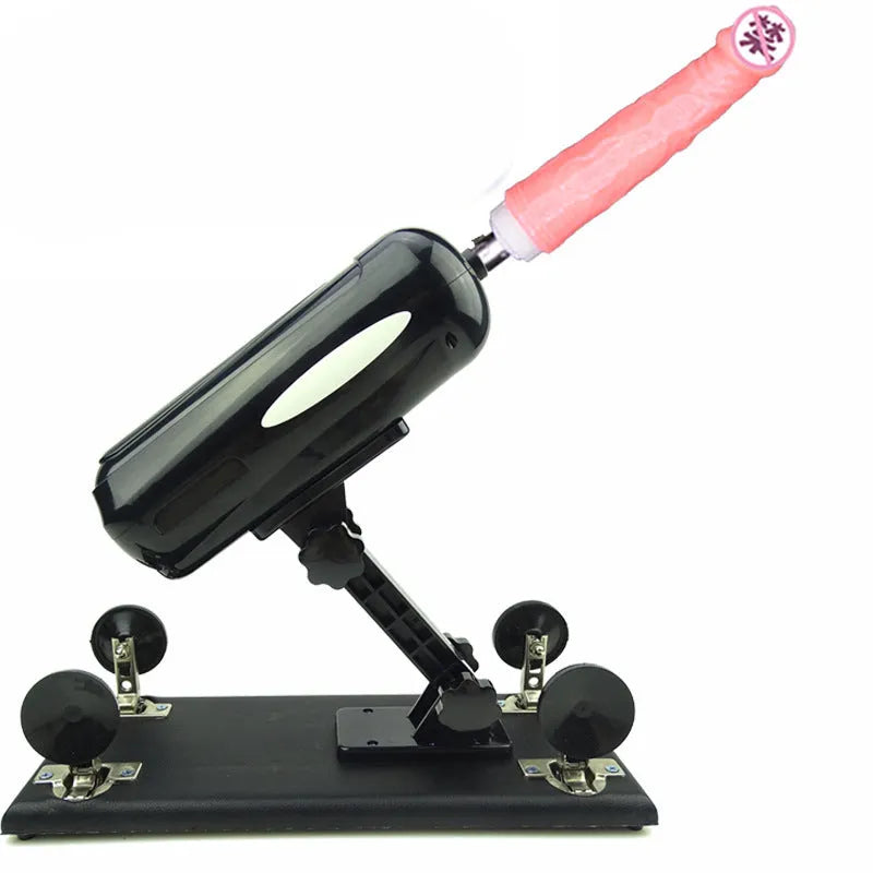 Bobb women's automatic telescopic thrusting sex toy in purple colour