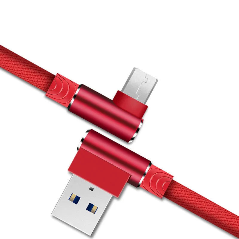 Compatible with Apple iPhone fast charge data cable with Type-C Micro USB 8PIN interfaces in three lengths