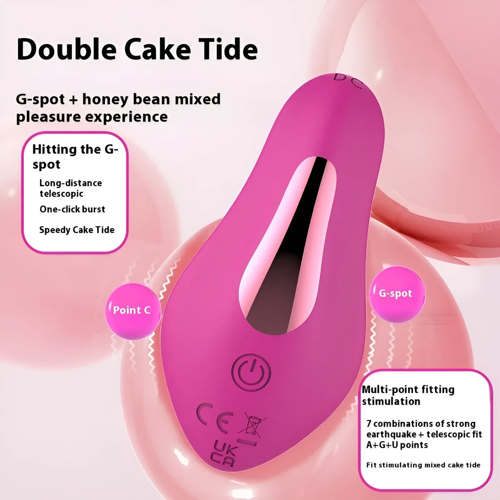 Rose Red Cute Butterfly APP remote control wearable female massager with silicone construction
