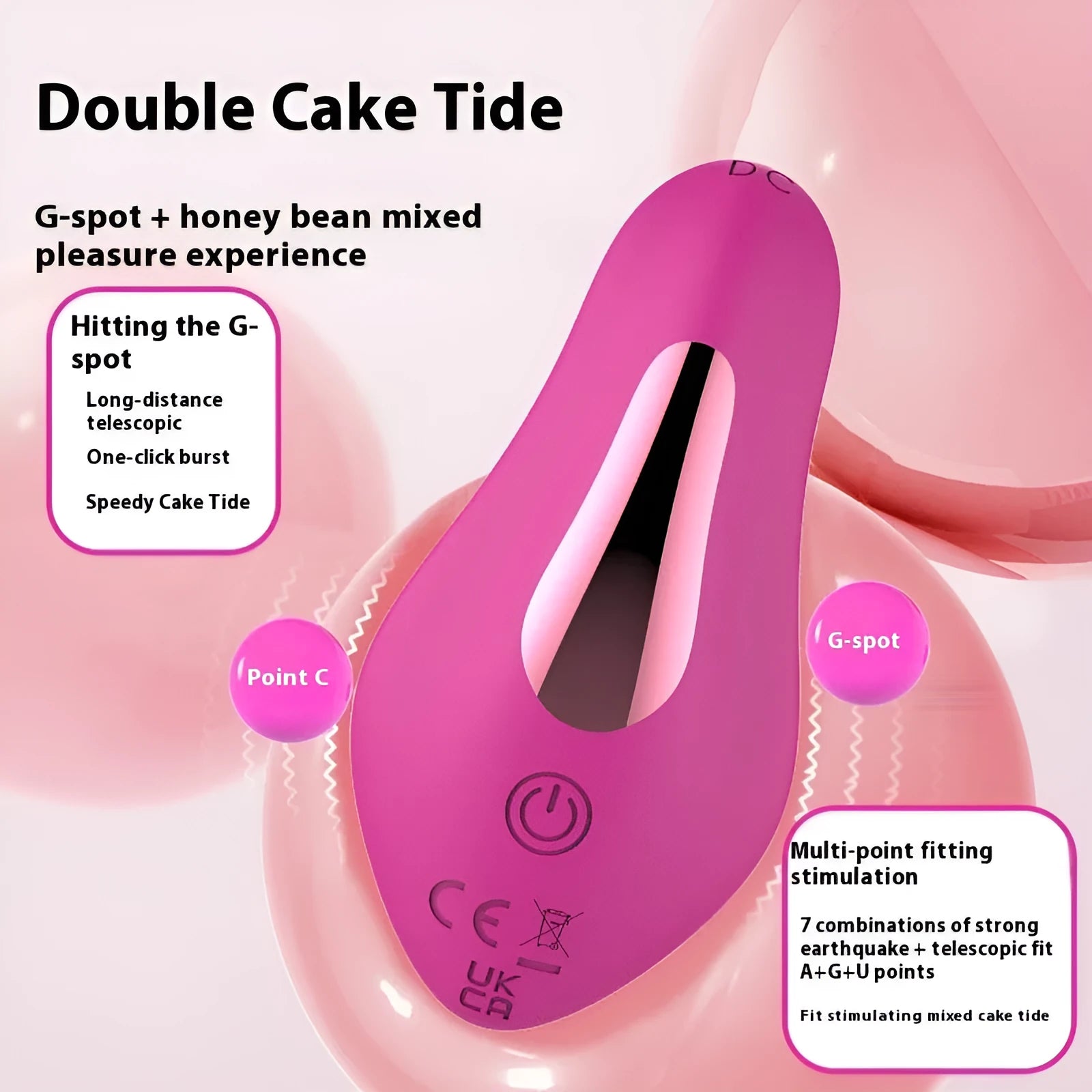 Rose Red Cute Butterfly APP remote control wearable female massager with silicone construction