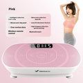 Portable smart power board massage unit in grey or pink colour with 58x38x16cm dimensions