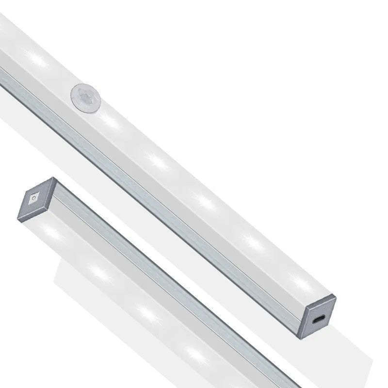 LED human body induction magnetic closet light with USB charging cable