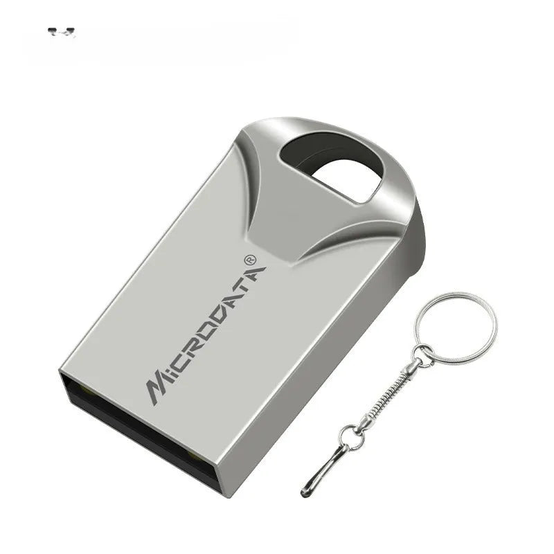 Metal speed car design USB flash drive on necklace chain in black colour
