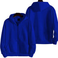 Men's solid colour loose sports zipper jacket with front zip and cardigan style