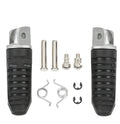 Black aluminium alloy motorcycle foot pedal set for Suzuki GSX1300R Hayabusa and V-Strom models