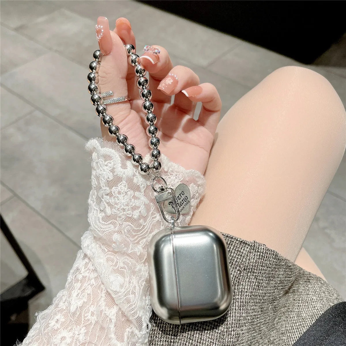 Matte plating electroplated TPU protective case for Apple AirPods 1, 2, 3, 4 and AirPods Pro 2.