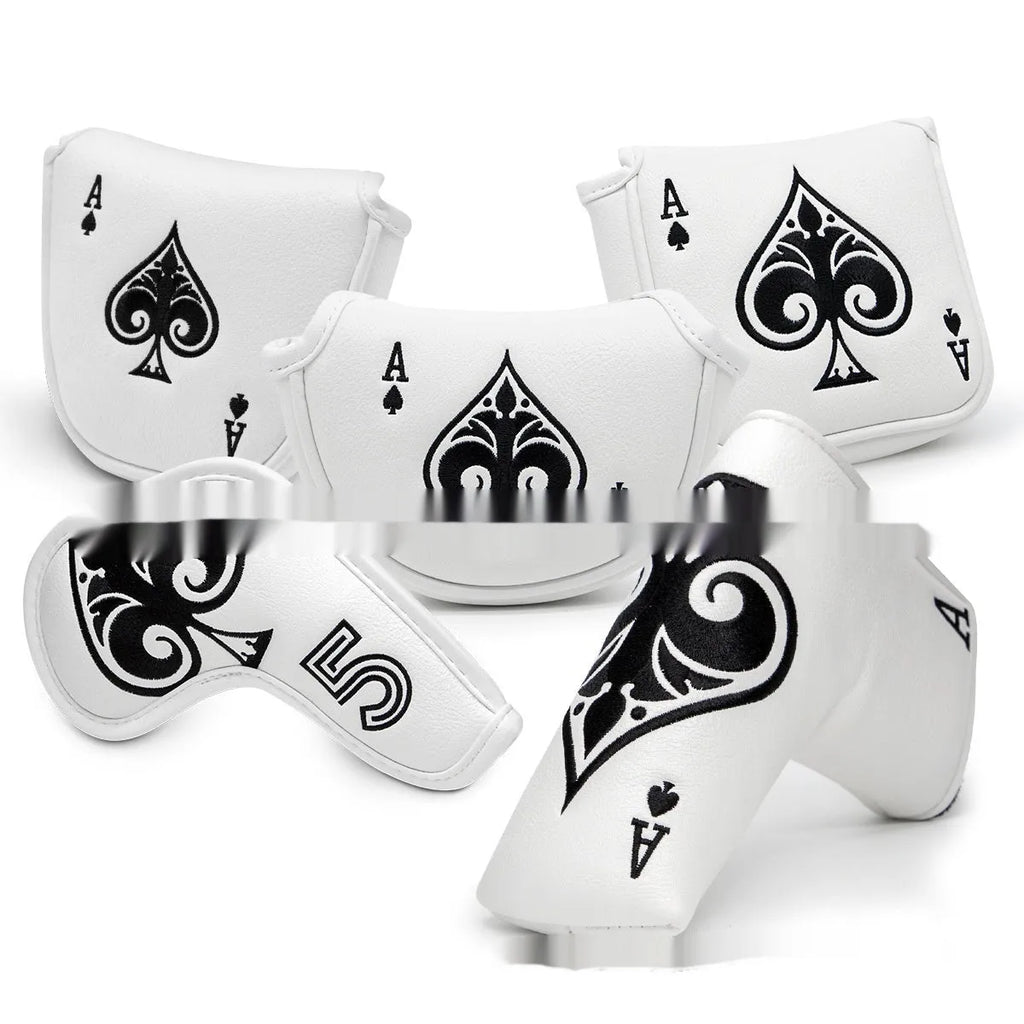 A single PU golf putter sleeve, a protective cover for a golf club.