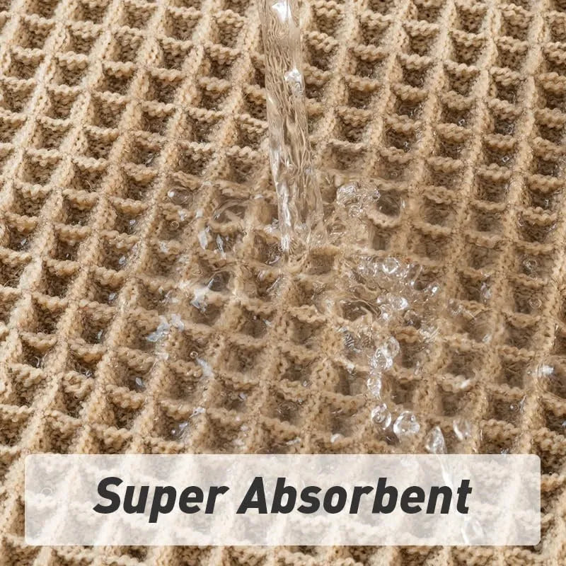 Checkered pattern non-slip bathroom floor carpet in a choice of colours and sizes